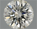 Natural Diamond 0.70 Carats, Round with Excellent Cut, J Color, I1 Clarity and Certified by GIA