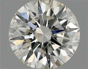 Picture of Natural Diamond 0.70 Carats, Round with Excellent Cut, J Color, I1 Clarity and Certified by GIA