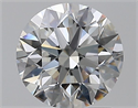 Natural Diamond 1.50 Carats, Round with Excellent Cut, F Color, VS2 Clarity and Certified by GIA