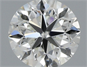 Natural Diamond 0.50 Carats, Round with Very Good Cut, I Color, VS2 Clarity and Certified by GIA