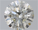 Natural Diamond 2.01 Carats, Round with Excellent Cut, J Color, VVS1 Clarity and Certified by GIA