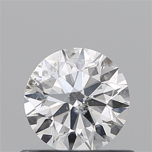 Picture of Natural Diamond 0.57 Carats, Round with Very Good Cut, D Color, SI2 Clarity and Certified by IGI