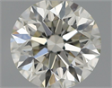 Natural Diamond 0.55 Carats, Round with Excellent Cut, I Color, VS2 Clarity and Certified by IGI