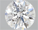 Natural Diamond 0.40 Carats, Round with Very Good Cut, D Color, SI1 Clarity and Certified by GIA