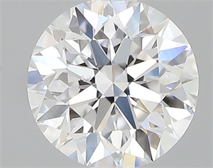 Picture of Natural Diamond 0.40 Carats, Round with Very Good Cut, D Color, SI1 Clarity and Certified by GIA