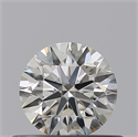 Natural Diamond 0.42 Carats, Round with Excellent Cut, J Color, VVS1 Clarity and Certified by GIA