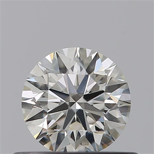 Picture of Natural Diamond 0.42 Carats, Round with Excellent Cut, J Color, VVS1 Clarity and Certified by GIA