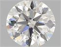 Natural Diamond 0.40 Carats, Round with Excellent Cut, I Color, VS2 Clarity and Certified by GIA