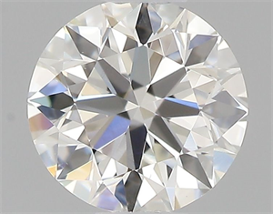 Picture of Natural Diamond 0.40 Carats, Round with Excellent Cut, I Color, VS2 Clarity and Certified by GIA