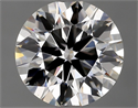 Natural Diamond 1.62 Carats, Round with Excellent Cut, E Color, VS1 Clarity and Certified by IGI