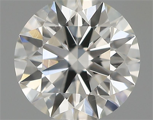 Picture of Natural Diamond 0.40 Carats, Round with Excellent Cut, G Color, VS2 Clarity and Certified by IGI