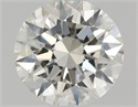 Natural Diamond 0.40 Carats, Round with Excellent Cut, J Color, IF Clarity and Certified by GIA