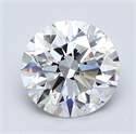 Natural Diamond 1.40 Carats, Round with Excellent Cut, E Color, IF Clarity and Certified by GIA