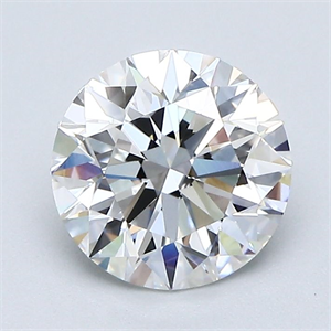 Picture of Natural Diamond 1.40 Carats, Round with Excellent Cut, E Color, IF Clarity and Certified by GIA