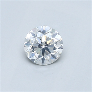 Picture of Natural Diamond 0.40 Carats, Round with Good Cut, F Color, I1 Clarity and Certified by GIA