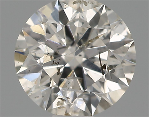 Picture of Natural Diamond 0.62 Carats, Round with Excellent Cut, H Color, I1 Clarity and Certified by IGI