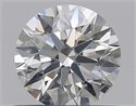 Natural Diamond 0.47 Carats, Round with Excellent Cut, H Color, SI2 Clarity and Certified by GIA