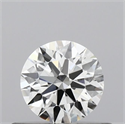 Natural Diamond 0.44 Carats, Round with Excellent Cut, G Color, VS2 Clarity and Certified by GIA