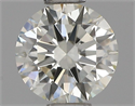 Natural Diamond 0.54 Carats, Round with Excellent Cut, J Color, VS1 Clarity and Certified by IGI