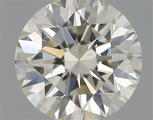 Picture of Natural Diamond 0.40 Carats, Round with Excellent Cut, J Color, VS2 Clarity and Certified by IGI