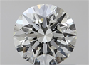 Natural Diamond 0.52 Carats, Round with Excellent Cut, K Color, IF Clarity and Certified by GIA