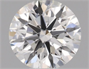 Natural Diamond 0.45 Carats, Round with Excellent Cut, H Color, VS1 Clarity and Certified by GIA