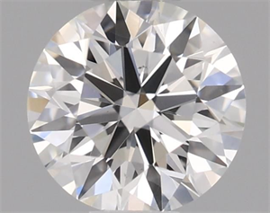 Picture of Natural Diamond 0.45 Carats, Round with Excellent Cut, H Color, VS1 Clarity and Certified by GIA