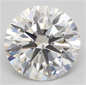 Natural Diamond 1.50 Carats, Round with Excellent Cut, H Color, VVS1 Clarity and Certified by GIA