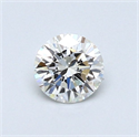 Natural Diamond 0.44 Carats, Round with Excellent Cut, I Color, VS1 Clarity and Certified by GIA