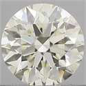 Natural Diamond 0.40 Carats, Round with Very Good Cut, K Color, VVS1 Clarity and Certified by IGI