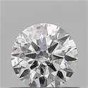 Natural Diamond 0.50 Carats, Round with Very Good Cut, F Color, I1 Clarity and Certified by IGI