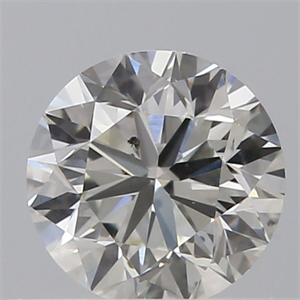 Picture of Natural Diamond 0.40 Carats, Round with Very Good Cut, J Color, SI1 Clarity and Certified by GIA