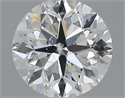 Natural Diamond 0.50 Carats, Round with Very Good Cut, G Color, SI1 Clarity and Certified by GIA