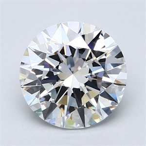 Picture of Natural Diamond 3.21 Carats, Round with Excellent Cut, D Color, VVS1 Clarity and Certified by GIA