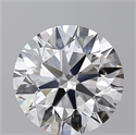 Natural Diamond 4.22 Carats, Round with Excellent Cut, F Color, FL Clarity and Certified by GIA