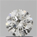 Natural Diamond 0.61 Carats, Round with Excellent Cut, J Color, VS2 Clarity and Certified by IGI