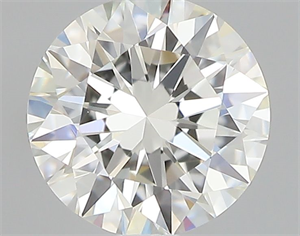 Picture of Natural Diamond 0.44 Carats, Round with Excellent Cut, J Color, VVS2 Clarity and Certified by GIA