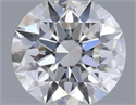 Natural Diamond 0.42 Carats, Round with Excellent Cut, F Color, SI1 Clarity and Certified by GIA