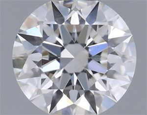 Picture of Natural Diamond 0.42 Carats, Round with Excellent Cut, F Color, SI1 Clarity and Certified by GIA