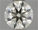 Natural Diamond 0.40 Carats, Round with Excellent Cut, K Color, VVS1 Clarity and Certified by IGI