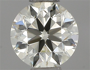 Picture of Natural Diamond 0.40 Carats, Round with Excellent Cut, K Color, VVS1 Clarity and Certified by IGI