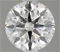 Natural Diamond 0.50 Carats, Round with Excellent Cut, E Color, I1 Clarity and Certified by GIA