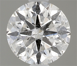 Picture of Natural Diamond 0.50 Carats, Round with Excellent Cut, E Color, I1 Clarity and Certified by GIA