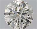 Natural Diamond 0.41 Carats, Round with Excellent Cut, J Color, VVS1 Clarity and Certified by GIA