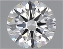 Natural Diamond 0.40 Carats, Round with Excellent Cut, F Color, VS2 Clarity and Certified by GIA