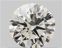 Natural Diamond 0.52 Carats, Round with Excellent Cut, J Color, VS1 Clarity and Certified by GIA