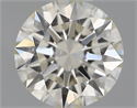 Natural Diamond 0.43 Carats, Round with Excellent Cut, H Color, VS2 Clarity and Certified by IGI