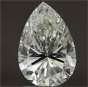 Natural Diamond 1.80 Carats, Pear with  Cut, K Color, SI1 Clarity and Certified by IGI