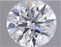 Natural Diamond 0.40 Carats, Round with Excellent Cut, D Color, SI1 Clarity and Certified by GIA