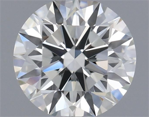 Picture of Natural Diamond 0.50 Carats, Round with Excellent Cut, K Color, VS2 Clarity and Certified by GIA